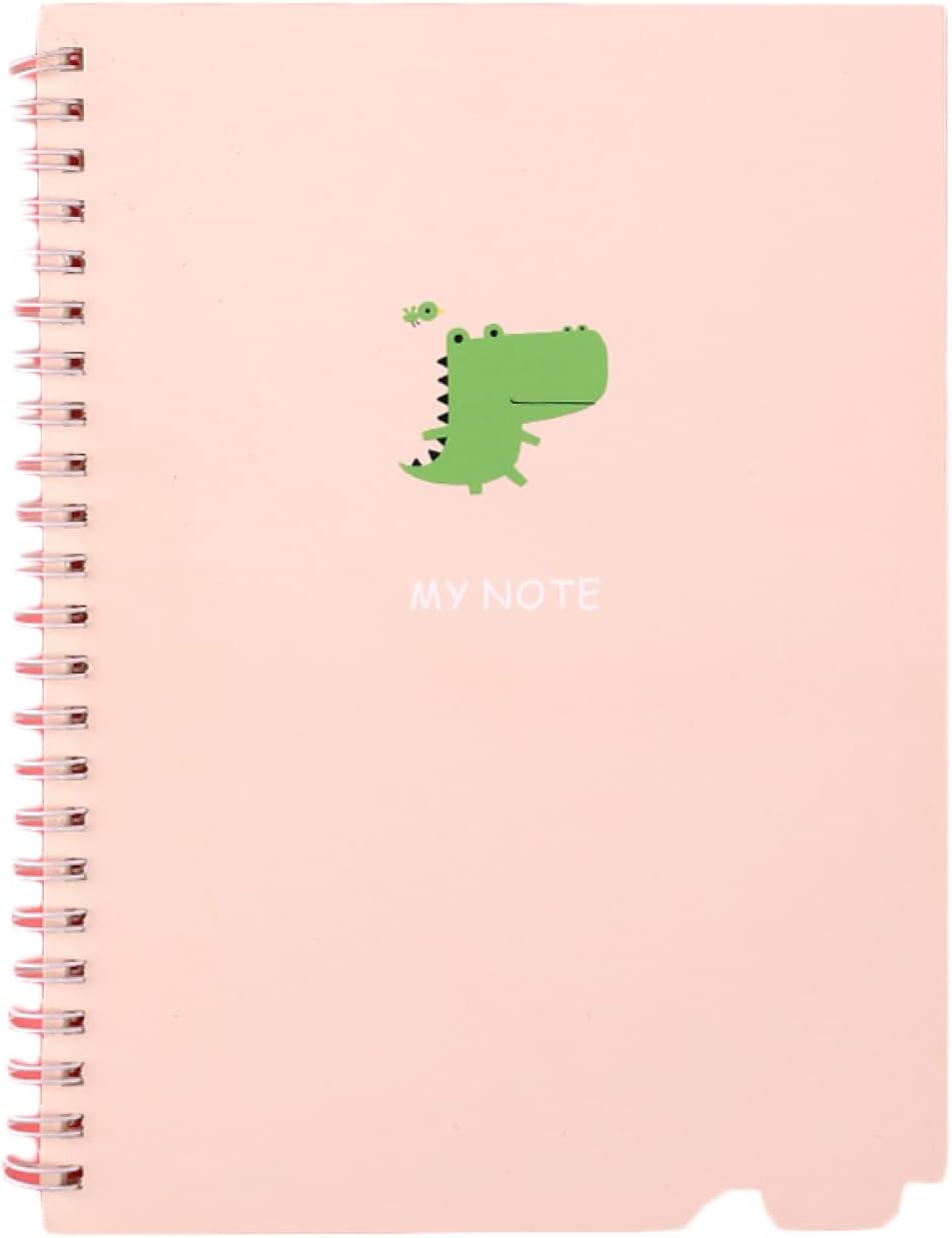 PU グリーン オレンジ 中型ノート 横罫線入り 120g厚い紙 メモ 動物柄 マグネットタイプ 横14.8×縦21cm 80ページ紙 日付なし A5