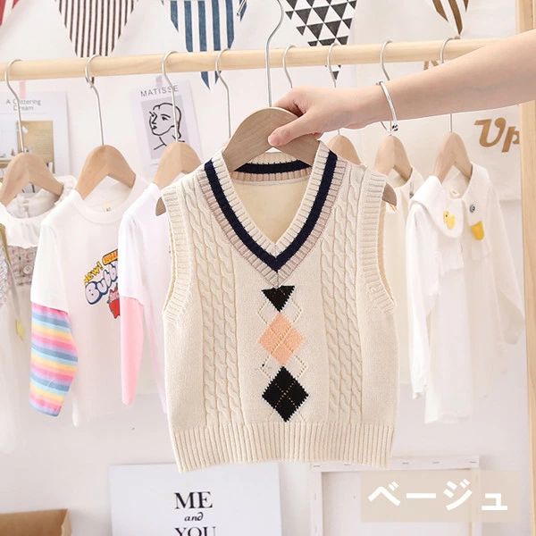 入園 制服 ニットベスト ベスト 通学 通園 小学生 お受験 ベスト Vネック ベスト 入園式 フォーマル 子供 スクールベスト 男の子 2