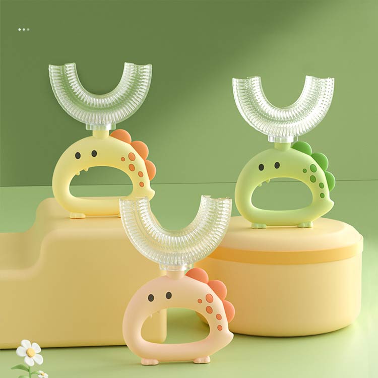2個入り 口腔ケア 子供用歯ブラシ 歯ブラシ 子供 子ども キッズ U型歯ブラシ U型 ...