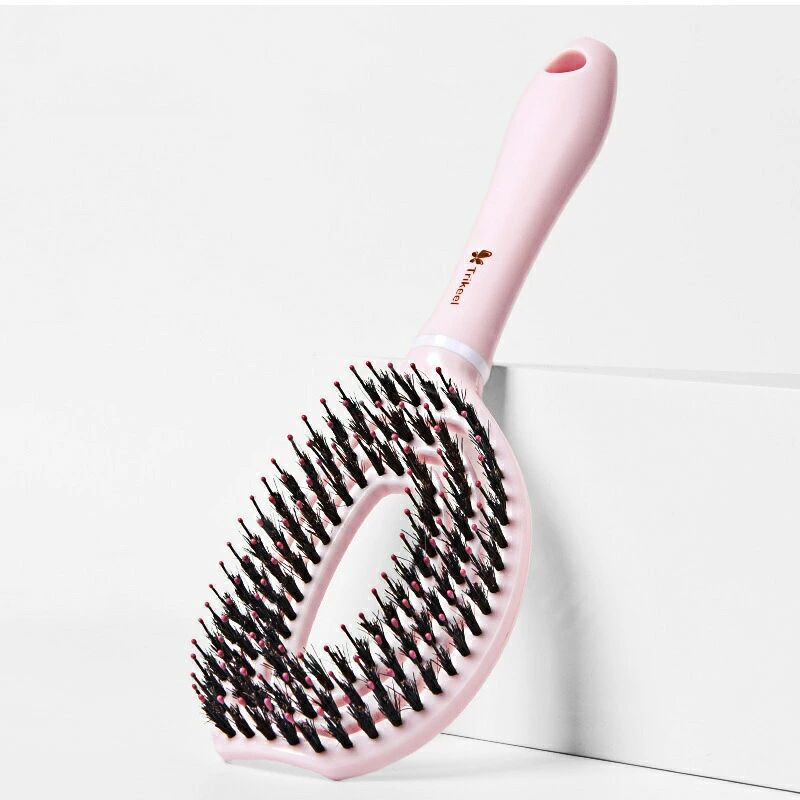 楽天hayashop母 櫛 くし 静電気防止 丸型 スタイリング ヘアケア 髪 サラサラ 絡まない ブローブラシ マッサージ レディース エアウインドウ