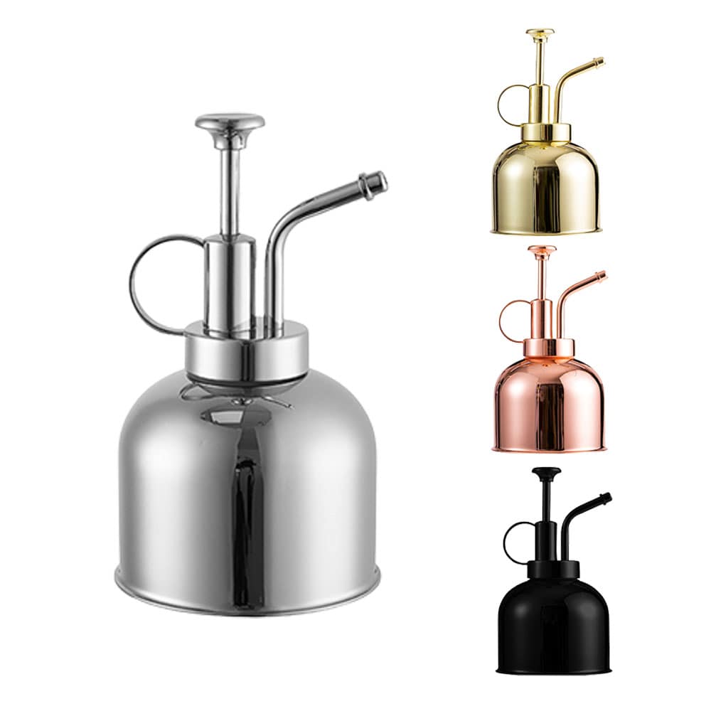 小物 インテリア 雑貨 ミスト 散水 園芸 コンパクト おしゃれ ステンレス じょうろ 小さい 吊り上げ 水差し 観葉植物 スプレー