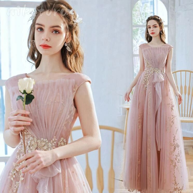 プリンセ チュール パーティードレス ウェディングドレス イブニングドレス ロングドレス 発表会 ピア..