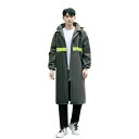 防風 防水 ロング レインポンチョ 雨具 自転車 バイク レインウェア 超撥水 リュック対応 男女兼用 大きいサイズ レインコート