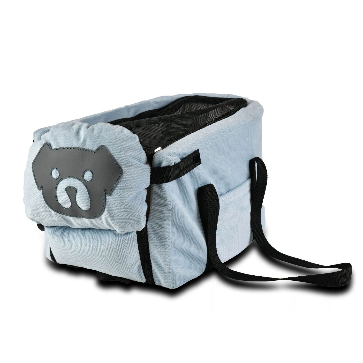 おし 型崩れ防止 お出かけ 安定 助手席 飛び出し防止リード付き シート 車 兎 猫 小型犬 ドライブボッ..