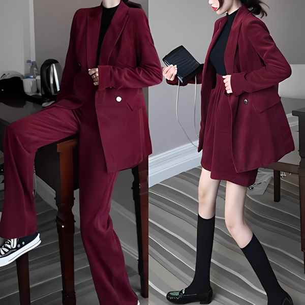 アン セットアップ スーツ パンツ トップス スカート レディース ツーピース 上下セット 二点セット ハ..