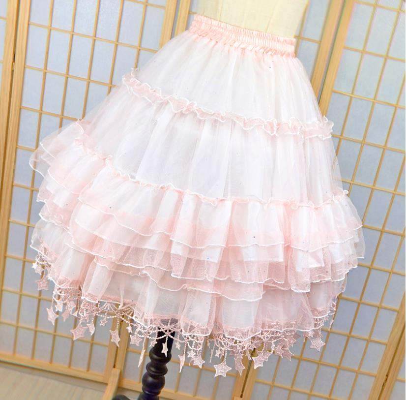 萌 ゴスロリ パニエ レディース 学園祭 文化祭 Lolita 衣装 コスチューム インナー スカート ロリータ ..