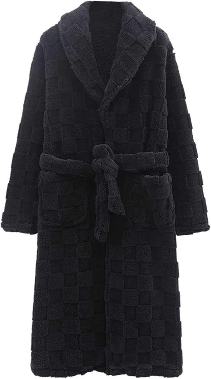 家着 ナイトガウン あったか 防寒 厚手 フランネル ふわふわ パジャマ お風呂 秋冬 ルームウェア 着る毛布 ブランケット メンズ