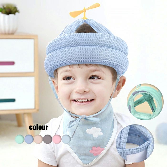 衝撃吸 通気 軽い 夏用 通気 ヘルメット ヘルメット ベビー 赤ちゃん 怪我防止 頭保護 ベビーヘルメット ヘッドガード 送料無料