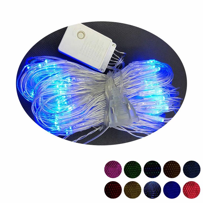 8つ点灯パターン 屋外対応 防水 飾り クリスマス インテリアライト 6m*4m ネットライト