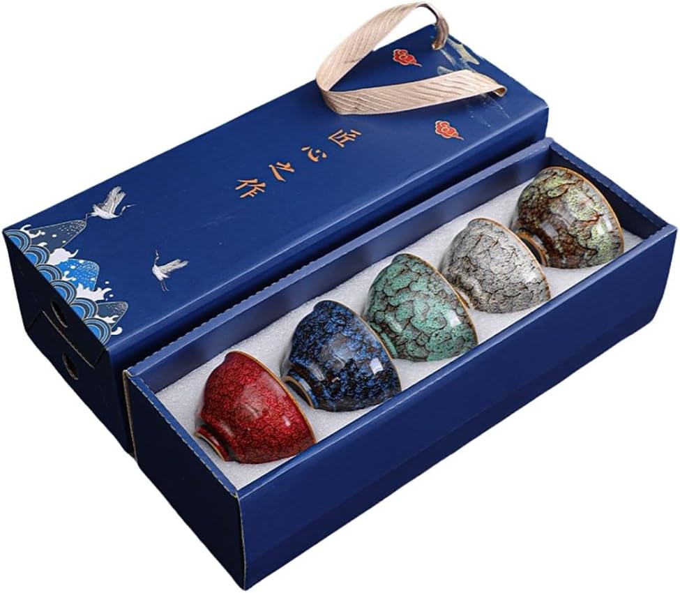 功夫茶具 泡茶杯 中国の茶道具 手作りの陶磁器 瓷器 窯変茶器茶碗 陶瓷茶具 カンフーティーセット 抹茶碗 ティーセット 湯呑み