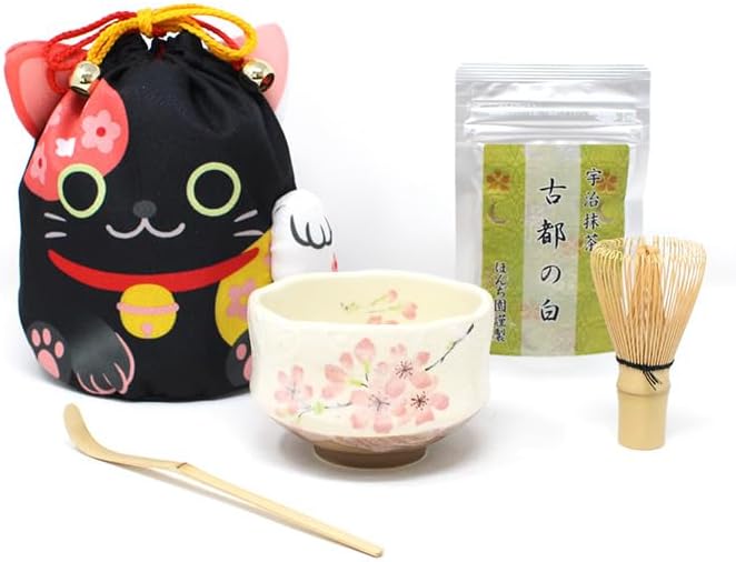 贈り物 プレゼント ギフト ／ラ／ z お抹茶セット 一服 野点 巾着 お招き5点セット