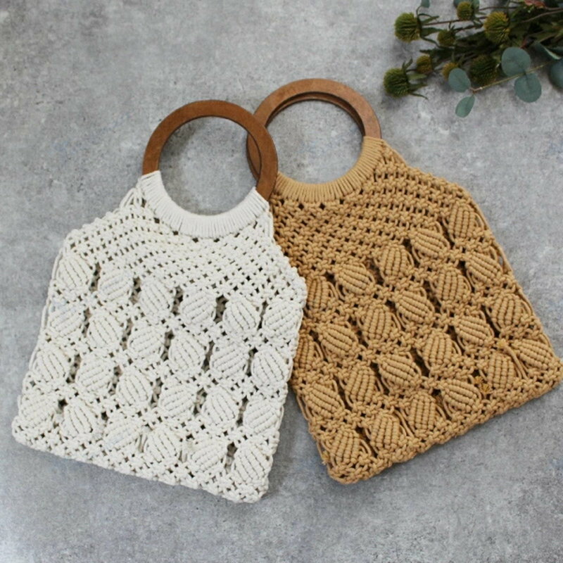 ネットバッグ レディース 編みバッグ