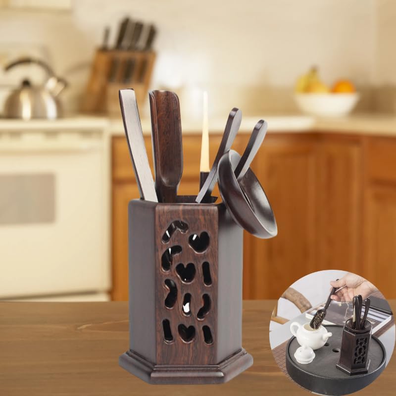 (B) 茶杓 茶挟 茶針 茶入 茶則 茶筒 6点セット 茶器 茶道具 六君子 茶器