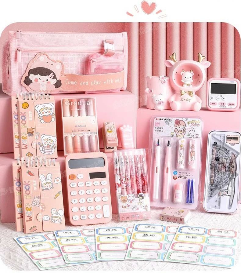 入園 文具セット のり ハサミ 消しゴム 定規 ボールペン 鉛筆 子供用文房具 知育玩具 学習玩具 描き用 収納ケース付き 携帯便利 hayashop-10043750 hayashop サンプル画像3