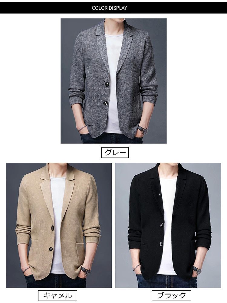 L M メンズ サマージャケット アウター テーラードジャケット ジェネレス テーラードジャケット おしゃれ 春夏秋 ビジネス