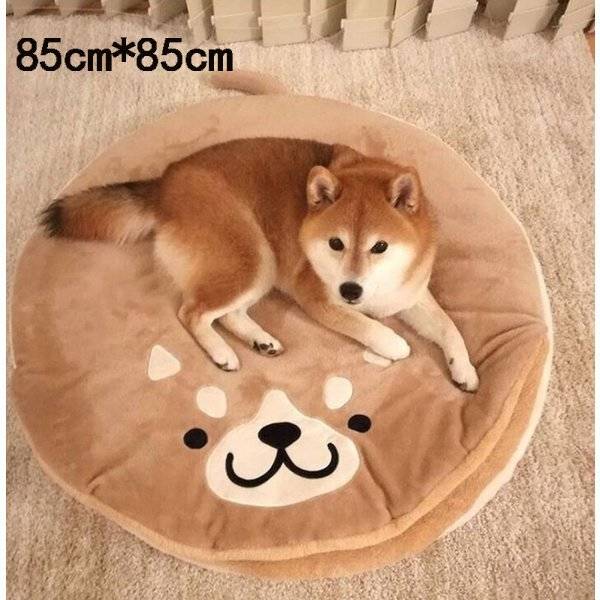 可愛い ペット 防寒保温 柔らかい ふわふわ もこもこ 大人気 柴犬ベッド 犬用 圧縮梱包 ベッド