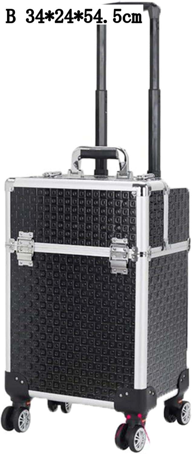 機能的ケース コスメ収納 旅行用 美容師用 化粧品入れ 大容量 キャリーケース 2