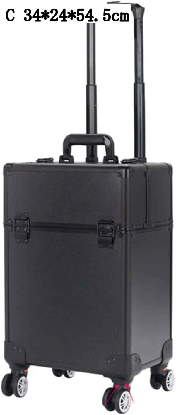 機能的ケース コスメ収納 旅行用 美容師用 化粧品入れ 大容量 キャリーケース 3