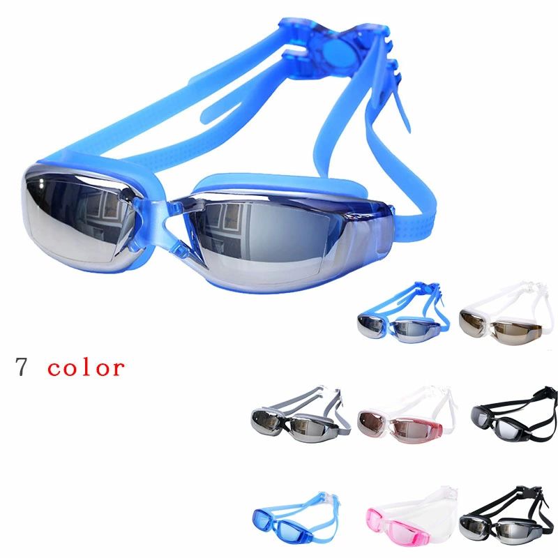 UVカ 水漏れ防止 くもり止め加工 ミラーゴーグル 水泳ゴーグル 水中メガネ 大人 男女兼用 レディース メンズ ゴーグル