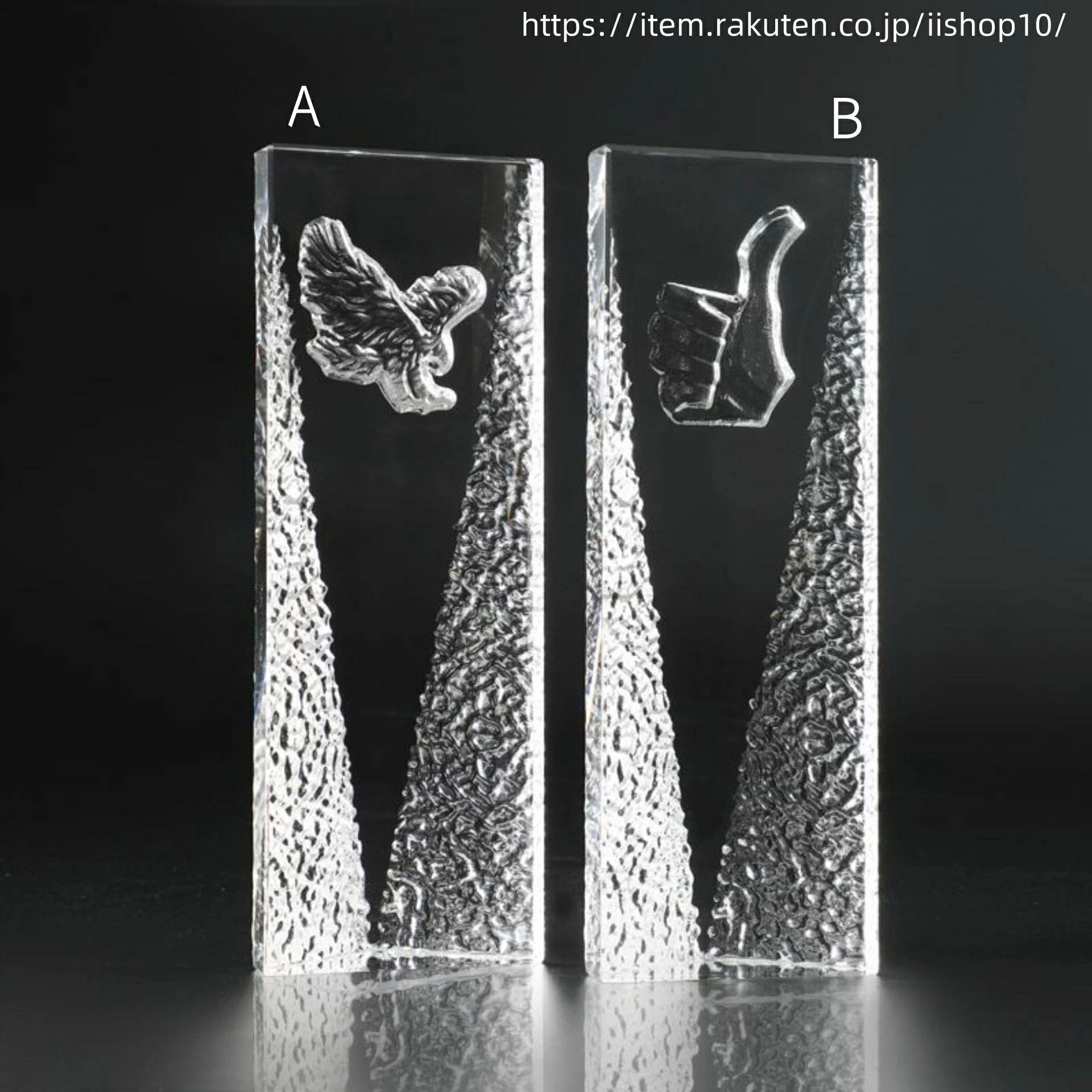 社 写真（レーザー加工）も可能 ロゴ 文字入 オーダーメイド クリスタルトロフィー 輝く 美しく スポー..