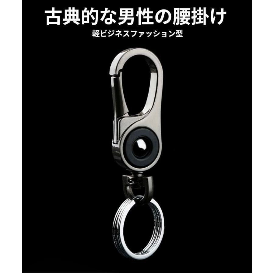 おしゃれ 超軽量 鍵保管 バイク 自転車 車 超軽量 キーリング付き カラビナ メンズ チタン合金製