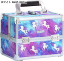 24* 白 可愛い 防水 耐久性 便利 携帯 女性用 コスメボックス 折り畳み式 化粧品収納 ポータブル コンパクト メイクアップケース