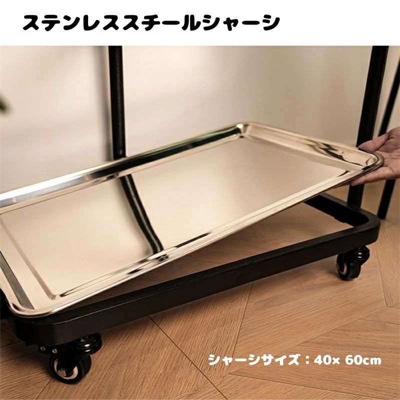 hayashopの止まり台中型?大型オウム用バードスタンド 大型バードトレーニングスタンド 65×43×150cm ステンレス製トレイ、取り外し可能な｜アングル3