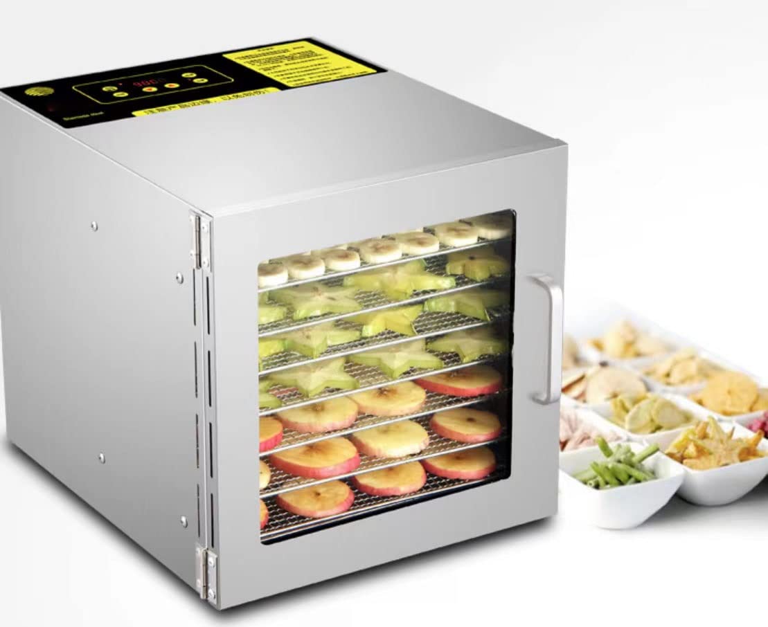 フードドライヤー 食品乾燥機 10層大容量 1000Wハイパワー 0-12時間タイマー機能 35℃-75℃温度調節 チップス用 果物乾燥機 野菜