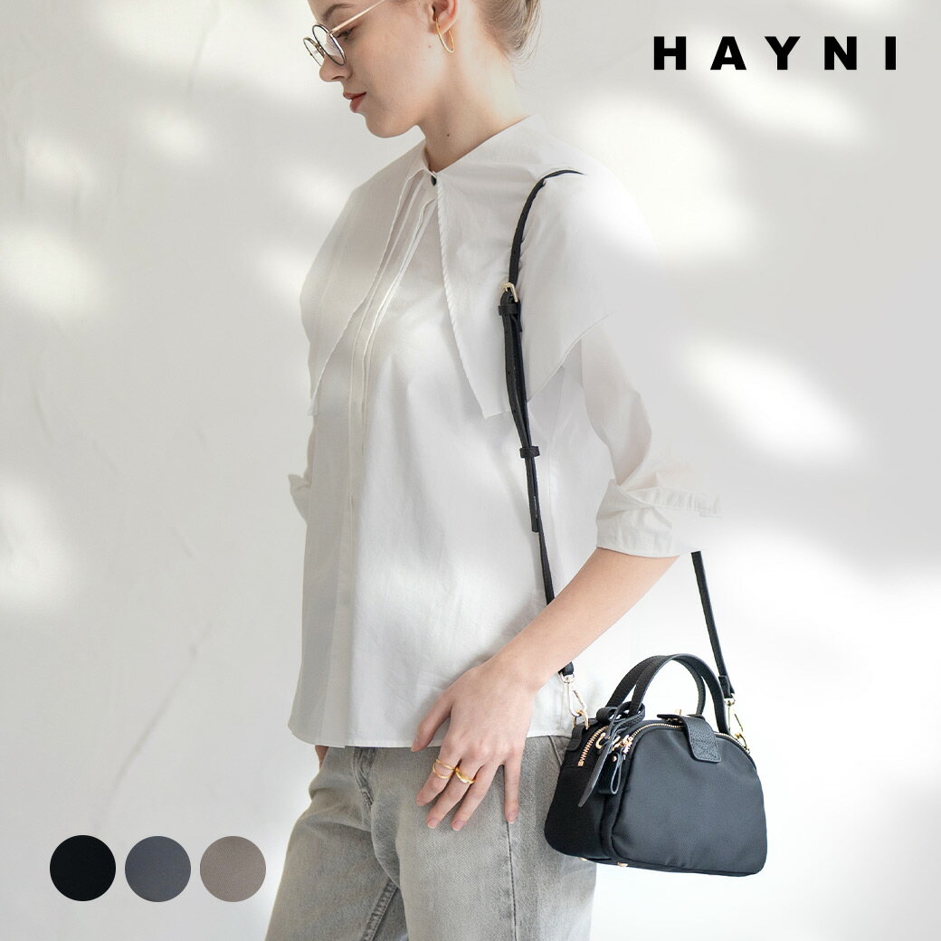 HAYNI バッグ ショルダーバッグ レディース 2way【Baby Nylon Loche ベイビーナイロンロシェ｜HAYNI ヘイニ 】斜めがけ 斜めがけバッグ ナイロン ミニバッグ ミニショルダー ワンマイル 小さめ バッグ おしゃれ かわいい 上品 軽い 旅行 軽量 可愛い ロシェ ナイロンバッグ