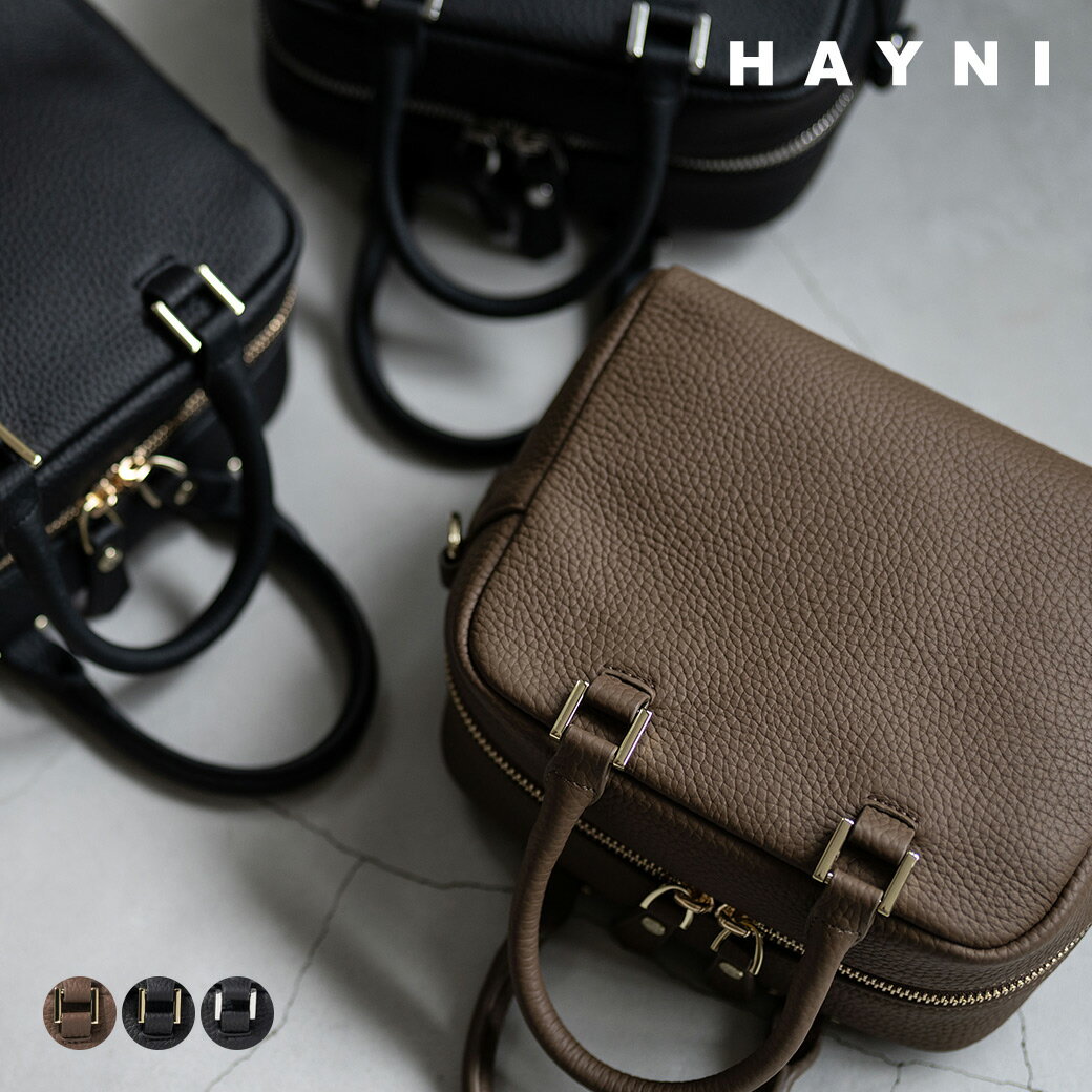 2025秋冬新作バッグ｜ 本革 ショルダーバッグ レディース 【Carret カレ｜HAYNI ヘイニ】ハンドバッグ 斜めがけ 軽量 手持ち バッグ 2way 牛革 レザー ショルダー 斜め掛け 軽量 軽い 仕事 大人 上品 きれいめ おしゃれ 肩掛け 通勤 通学 黒 ブランドのサムネイル