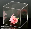 【台座:黒】アクリルケース 板厚(2ミリ)(外寸)幅(300ミリ)奥行(300ミリ)高さ(300ミリ)