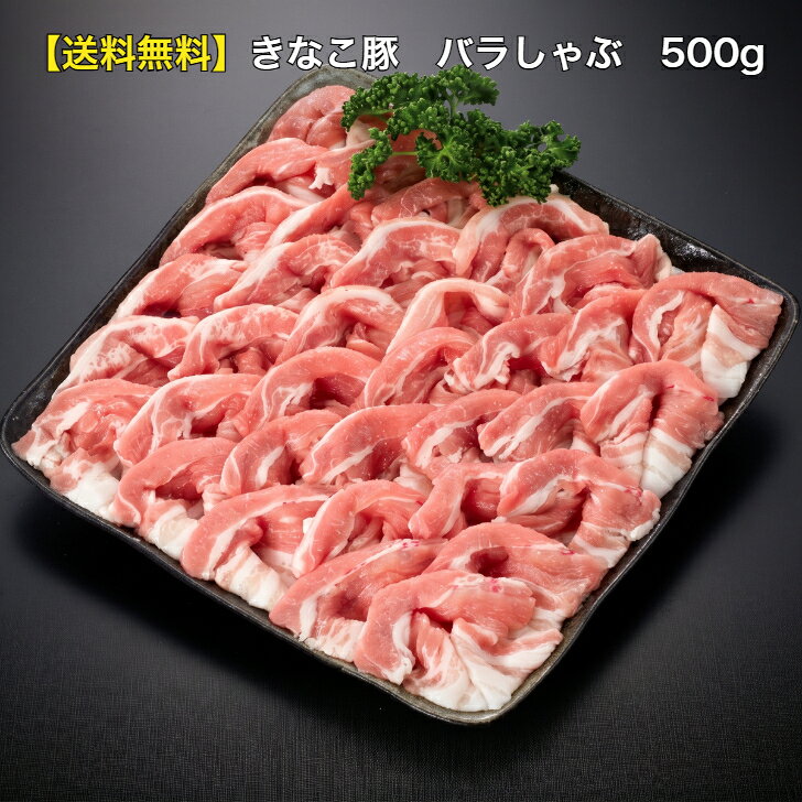 【送料無料】きなこ豚 バラしゃぶ 500gきなこ豚 バラ 豚バラ 豚肉 しゃぶしゃぶ 便利 小分け 送料無料 グルメ ブランド豚 大豆 きなこ 国産 宮崎県産 都城 お試し 目玉商品 ご自宅用