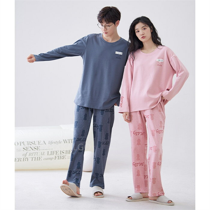 ペア パジャマ 長袖 春秋 夏 メンズ ルームウェア 外出 レディース 綿 ペアパジャマ ギフト カップル 綿100% 結婚祝い プレゼント