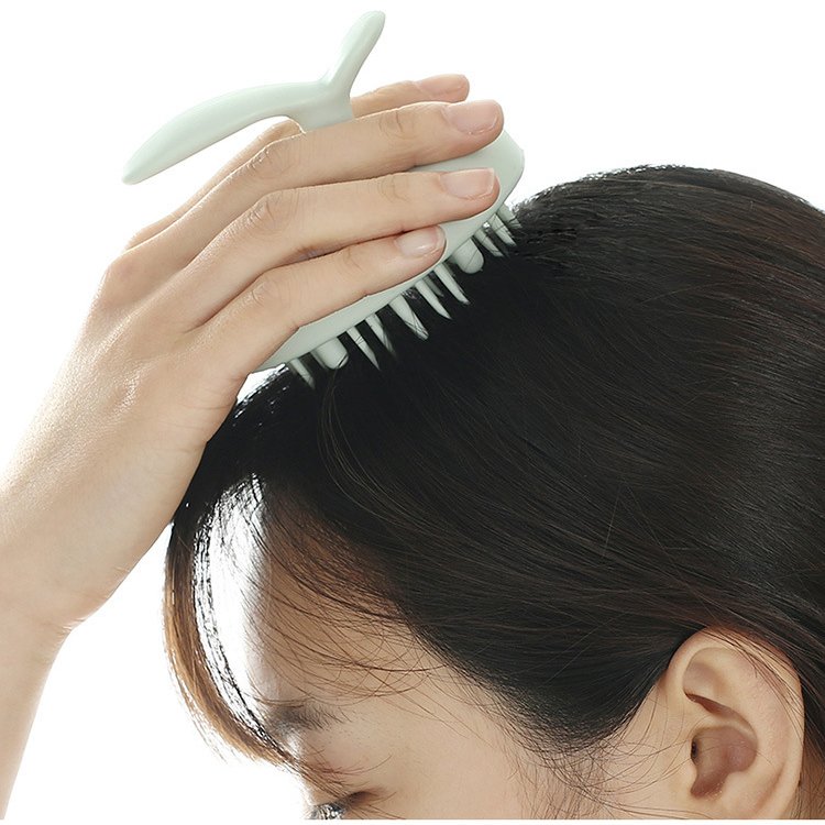 ヘアケアヘアブラシ女性の間違った洗い方を改善するシャンプーブラシフケかゆみ頭皮洗浄マッサージ