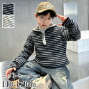 【時間限定全品10%OFF】韓国子供服 トップス セーター キッズ ユニセックス ストライプ柄 カジュアル 防寒 裏起毛 男の子 トップス お出かけ 通学 オシ...