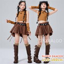 ダンス衣装 キッズ セットアップ ガールズ ヒップホップ K-POP 韓国 衣装 チアダンス ヘソ出しトップス スカート 派手 子供ダンス服 ダンスウェア キッ...