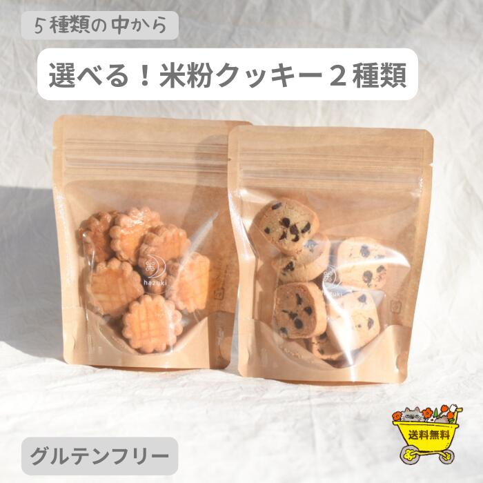 選べる2種類！米粉クッキー 米粉 クッキー ギフト グルテンフリー チョコクッキー プチギフト お菓子 ..