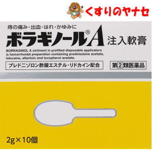 【宅急便コンパクト対応】ボラギノールA注入軟膏 2g×10個 ／【指定第2類医薬品】