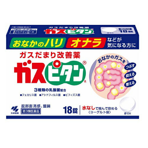 【第3類医薬品】ガスピタン　【18錠】(小林製薬)【下痢止め・整腸薬】