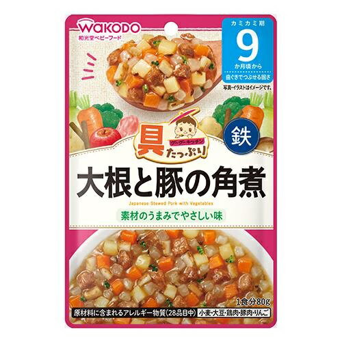 具たっぷりグーグーキッチン　大根と豚の角煮　【80g】(アサヒグループ食品)