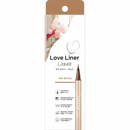 内容量0.55mL商品説明Love Liner(ラブライナー)付け替え対応容器水・汗・涙に強い皮脂・こすれに強いお湯で簡単オフ別売リフィルと付け替え可能！付け替えができて繰り返し使える、リユーザブルボトル容器にリフィルマークがついていれば、...