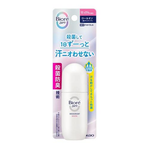 ビオレZero　薬用デオドラントロールオン　せっけんの香り　【40ml】(花王)
