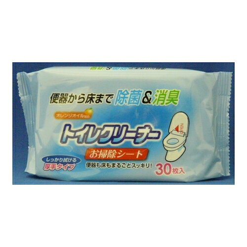 G＆Gトイレクリーナーオレンジオイル配合　【30枚】(昭和紙工)【トイレルーム/トイレ用洗剤】