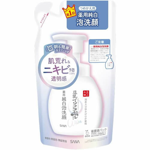 なめらか本舗 薬用泡洗顔つめかえ 【180ml】 常盤薬品工業 