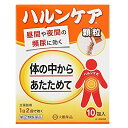 内容量10包商品説明1.ハルンケアの顆粒剤です。2.チョコレート風昧で、苦みも少なく、お薬の味が苦手な方にもおすすめ出来ます。3.スティックタイプの顆粒剤で、携帯（旅行やお出かけ）に便利です。4.8 種類の生薬（ジオウ、タクシャ、ボタンピ、ブクリュウ、サンシュユ、サンヤク、ケイヒ、炮附子）から抽出・濃縮し、更にエタノールを加え、澱粉等を分離除去した後、エタノールを蒸発除去して製したエキスを含有する生薬製剤です。5.体力の低下、下半身の衰え、手足の冷えを伴う方の“軽い尿もれ”、頻尿（小便の回数が多い）”、“残尿感”、“尿が出渋る”の症状を緩和します。効能効果体力の低下、下半身の衰え、手足の冷えを伴う方の以下の症状を緩和軽い尿もれ頻尿（小便の回数が多い）残尿感尿が出渋る配合成分1日量2包（5.0g）中生薬エキスH・・・11mLジオウ5g、タクシャ3g、ボタンピ3g、ブクリュウ3g、サンシュユ3g、サンヤク3g、ケイヒ1g、炮附子1gより抽出 添加物：ケイ酸カルシウム、スクラロース、バニリン、香料用法・容量次の量を朝夕食前又は食間注）に水又はお湯で服用してください。年齢　　　　　　　　　1回量　　　　1日服用回数成人（15歳以上）　1包（2.5g）　　2回小児（15歳未満）　　服用しないでください使用上の注意点してはいけないこと（守らないと現在の症状が悪化したり、副作用・事故が起こりやすくなります）次の人は服用しないでください。1.胃腸の弱い人2.下痢しやすい人3.次の症状のある人・脊髄損傷や認知症等により、「尿がもれたことに気が付かない」・前立腺肥大症等により、「少量ずつ常に尿がもれる」保管および取扱い上の注意1.直射日光の当たらない涼しい所に保管してください。2.小児の手の届かない所に保管してください。3.開封後の保存及び他の容器への入れ替えをしないでください（誤用の原因になったり品質が変わることがあります）。4.使用期限を過ぎた製品は服用しないでください。使用期限は外箱及びスティック包装に記載しています。発売販売元大鵬薬品工業株式会社　お客様相談室 住所 〒101−8444　東京都千代田区神田錦町1−27 電話 03−3293−4509 受付時間 9：00〜17：30（土、日、祝日を除く）メーカー名大鵬薬品工業広告文責株式会社コクミンTEL 06-6671-0315区分第(2)類医薬品文責：吉田修吾国産こちらの商品は、おひとり様3個までとさせていただいております。