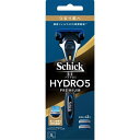 Schick(シック)　ハイドロ5　プレミアム　つるり肌へ ホルダー　スキンガード付　5枚刃　【本体（刃付き）＋替刃1コ】(シック)