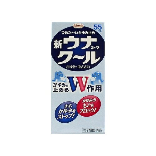 内容量55ml商品説明つめた〜いかゆみ止め効能効果かゆみ、虫さされ配合成分1mL中〔成　分〕　ジフェンヒドラミン塩酸塩〔分　量〕　20．0mg〔働　き〕　かゆみのもとになるヒスタミンの働きをおさえ、かゆみをしずめます。〔成　分〕　リドカイン〔分　量〕　5．0mg〔働　き〕　かゆみの伝わりを止め、かゆみを感じなくします。〔成　分〕　l−メントール〔分　量〕　30．0mg〔働　き〕　患部に清涼感を与え、かゆみをやわらげます。〔成　分〕　dl−カンフル〔分　量〕　20．0mg〔働　き〕　患部に清涼感を与え、かゆみをやわらげます。〔添加物〕エデト酸Na、クエン酸、ゲラニオール、エタノール用法・容量1日数回適量を患部に塗布してください。(用法・用量に関連する注意)(1)用法・用量を守ってください。(2)小児に使用させる場合には、保護者の指導監督のもとに使用させてください。(3)目に入らないように注意してください。万一、目に入った場合には、すぐに水又はぬるま湯で洗ってください。なお、症状が重い場合には、眼科医の診療を受けてください。(4)外用にのみ使用してください。(5)薬剤塗布後の患部をラップフィルム等の通気性の悪いもので覆わないでください。　　　また、ひざの裏やひじの内側等に使用する場合は、皮膚を密着（正座等）させないでください。使用上の注意点してはいけないこと（守らないと現在の症状が悪化したり、副作用が起こりやすくなります）次の部位には使用しないでください　（1）創傷面。　（2）目や目の周囲、粘膜等。相談すること(1)次の人は使用前に医師、薬剤師又は登録販売者に相談してください　（1）医師の治療を受けている人。　（2）薬などによりアレルギー症状を起こしたことがある人。　（3）湿潤やただれのひどい人。(2)使用後、次の症状があらわれた場合は副作用の可能性がありますので、直ちに使用を中止し、この添付文書を持って医師、薬剤師又は登録販売者に相談してください　　　　〔関係部位〕　　　　　　〔症　　状〕　　　　　皮　　膚　　　：　発疹・発赤、かゆみ、はれ(3)5〜6日間使用しても症状がよくならない場合は使用を中止し、この添付文書を持って医師、薬剤師又は登録販売者に相談してください保管および取扱い上の注意(1)高温をさけ、直射日光の当たらない涼しい所に密栓して保管してください。(2)小児の手の届かない所に保管してください。(3)他の容器に入れ替えないでください。（誤用の原因になったり品質が変わります。）(4)本剤のついた手で、目など粘膜に触れないでください。(5)容器が変形するおそれがありますので、車の中など、高温になる場所に放置しないでください。容器の変形により、スポンジ部分の脱落や、液もれがおこるおそれがありますので注意してください。(6)本剤が衣類や寝具などに付着し、汚れた場合にはなるべく早く水か洗剤で洗い落としてください。(7)メガネ、時計、アクセサリーなどの金属類、衣類、プラスチック類、床や家具などの塗装面等に付着すると変質することがあるので、付着しないように注意してください。(8)火気に近づけないでください。(9)使用期限（外箱及び容器に記載）をすぎた製品は使用しないでください。使用期限使用期限まで半年以上ある商品をお届致します。発売販売元・お客様相談室興和株式会社03-3279-7755薬粧情報部お客様相談センター 広告文責株式会社コクミン電話：06-6671-0315区分第2類医薬品文責：吉田修吾日本製こちらの商品は、おひとり様3個までとさせていただいております。