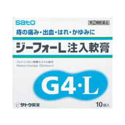 【第(2)類医薬品】ジーフォーL注入軟膏　【10個】（佐藤製薬）