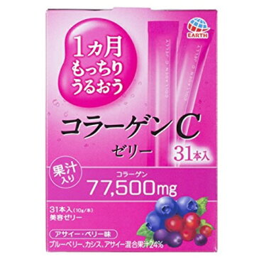 1週間もっちりうるおうコラーゲンCゼリー　【31本入】(アース製薬)