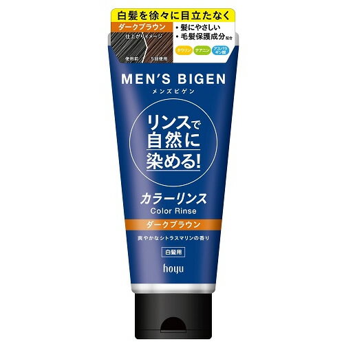 メンズビゲン　カラーリンス　ダークブラウン【160g】（ホーユー）　　【MEN'S】